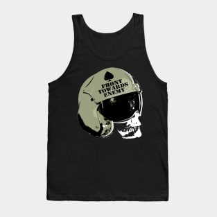 Front Towards Enemy -Chopper pilot Tank Top